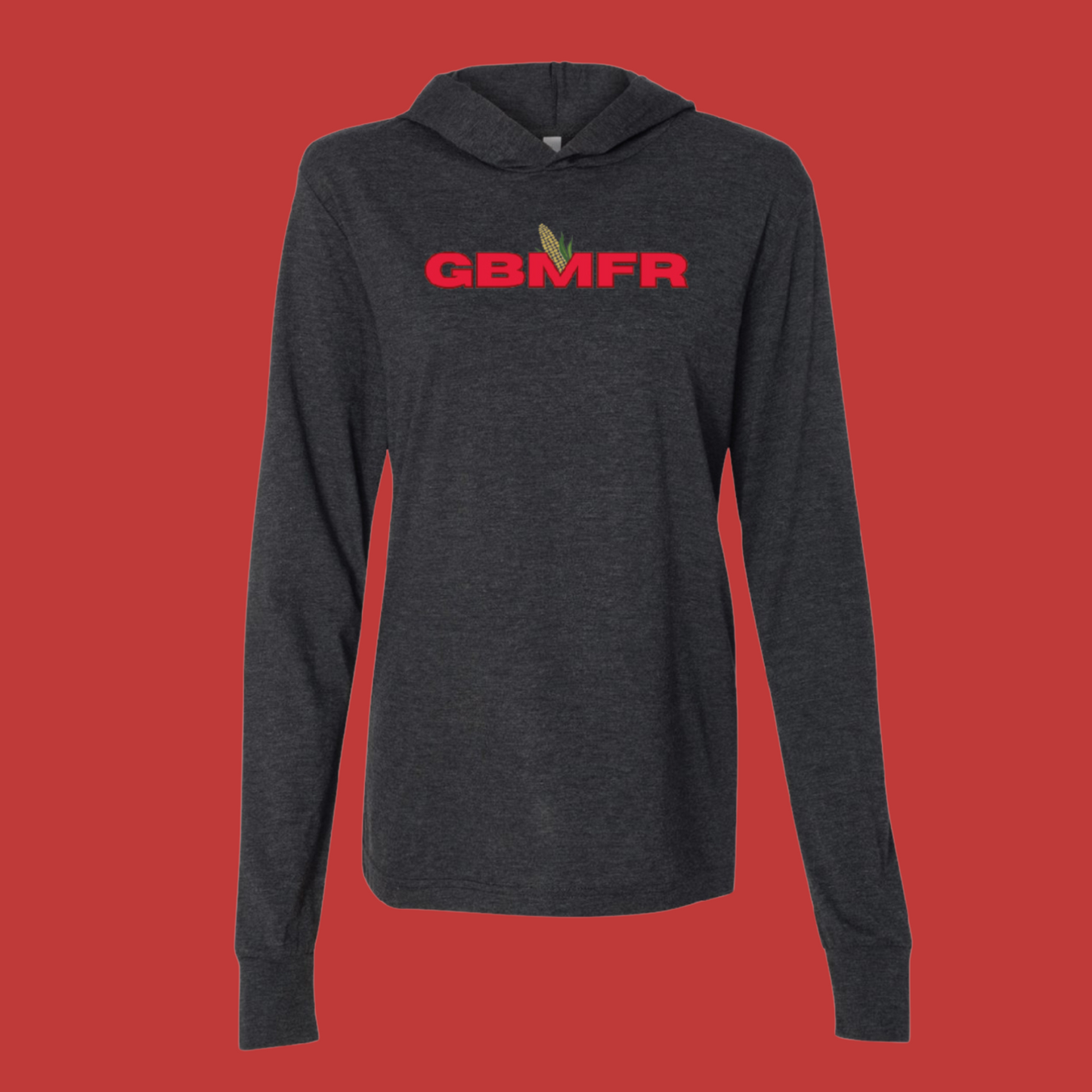 "GBMFR" - BLACK PERFECT TRI LONG SLEEVE HOODIE BY DISTRICT