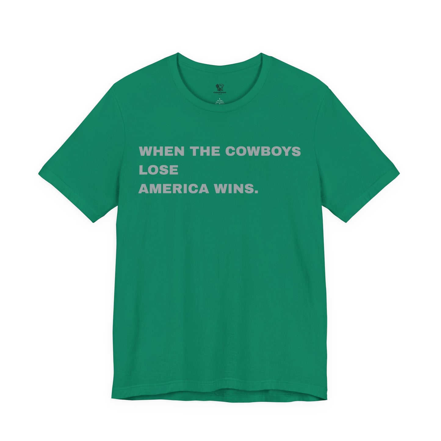 Eagles Rivalry Tee | “When the Cowboys Lose America Wins” Funny Football Unisex T-Shirt