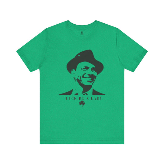 Unisex Jersey Short Sleeve Tee, st patricks day shirt. st patricks day, sinatra tshirt, st paddys day shirt, sinatra shirt, green tshirt